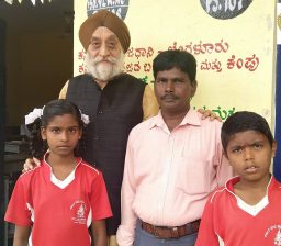 GGS Foundation Chairman With Head Master Of ( GLPS ) Venkatala, Yellahanka