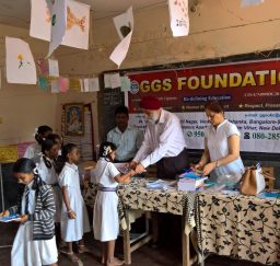 Note Book Distribution At ( GLPS ) Venkatala, Yellahanka